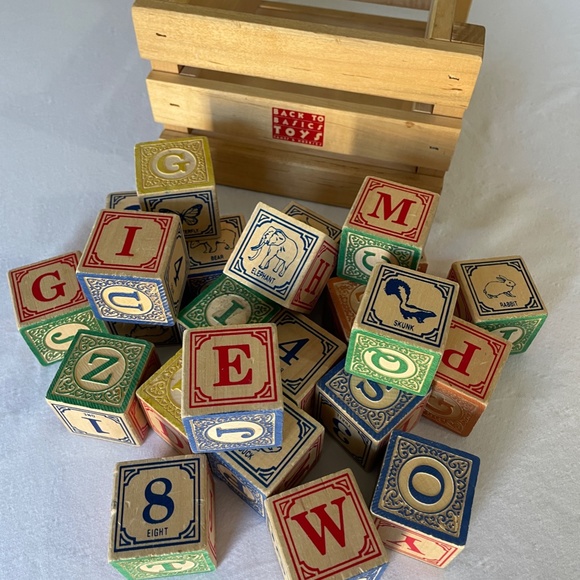 Back To Basics Toys Toys Back To Basics Toys Wooden Blocks Abc